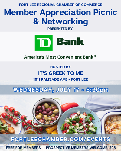 Fort Lee Chamber – Member Appreciation Picnic & Networking (7/17/24)