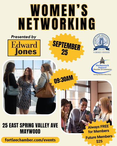 Fort Lee Chamber – Women’s Networking (9/25/24)