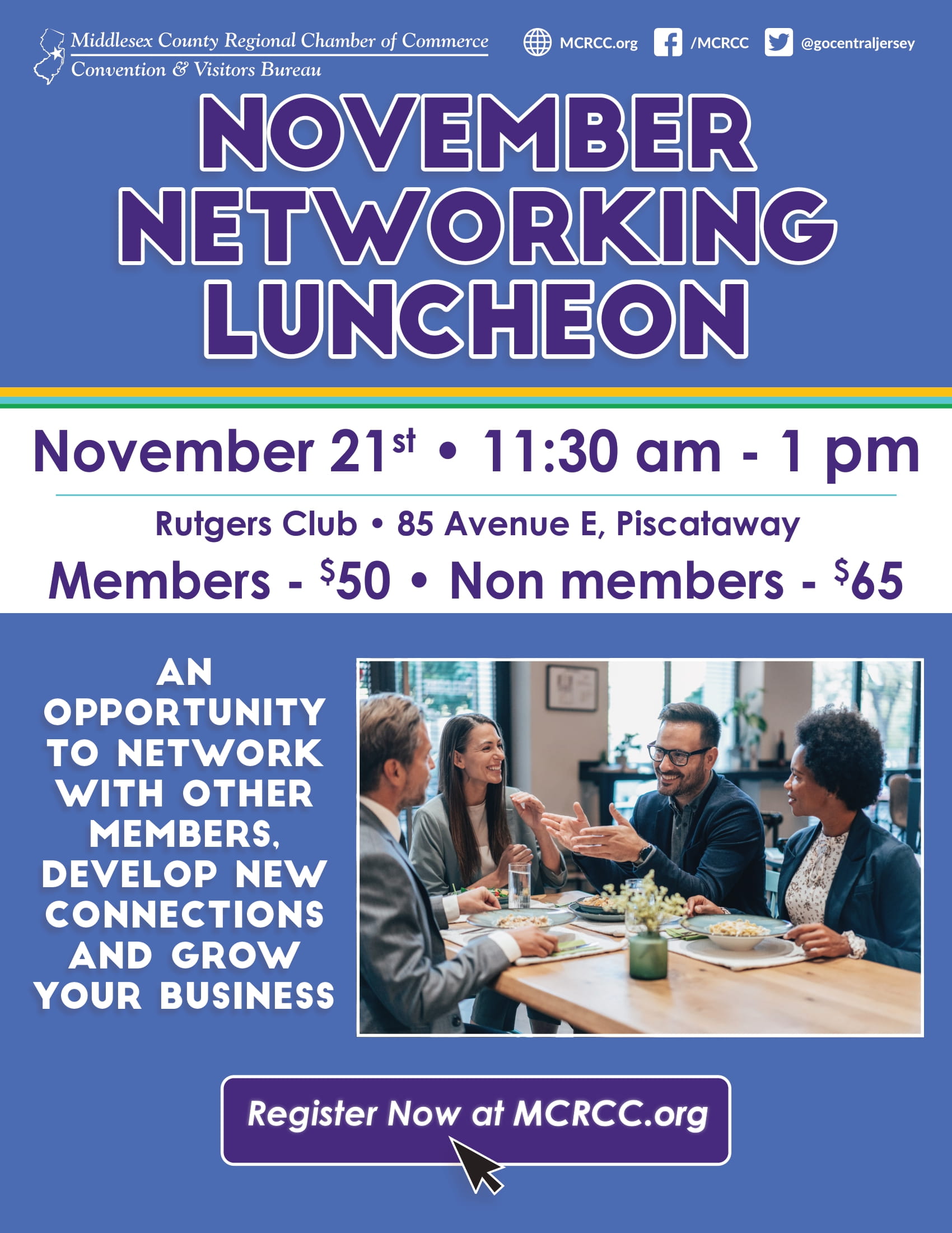 Middlesex County Regional Chamber of Commerce – November Networking Luncheon