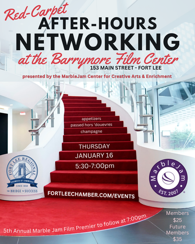 Fort Lee Chamber – Red-Carpet After Hours Networking (1/16/25)