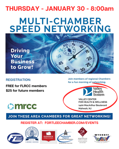 Fort Lee Chamber – Multi-Chamber Speed Networking