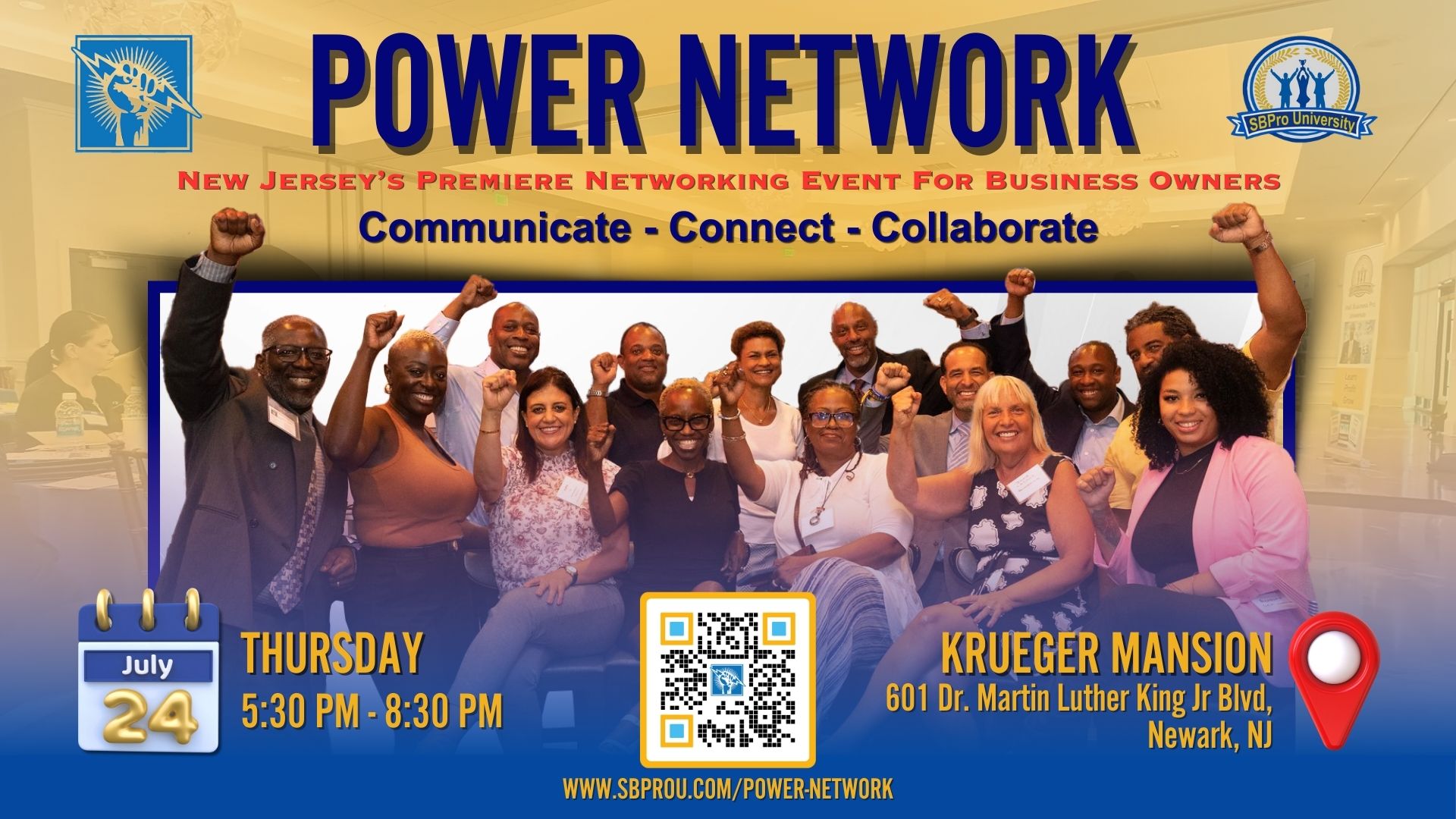 Power Network Event at Krueger Mansion